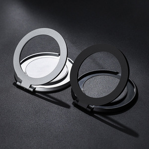 Ultradünner Faltbarer Ständer mit Mattiertem Design Fingerring-Griff Handyband für Mobiltelefone - Product Image 1
