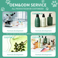 Shampooing pour chiens à l'avoine, fabrication professionnelle sur mesure, pH équilibré, contrôle des odeurs