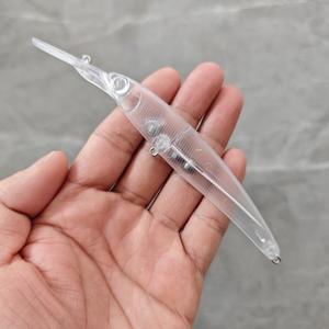 Leurre <span class=keywords><strong>de</strong></span> pêche ABS <span class=keywords><strong>de</strong></span> haute qualité non peint, corps uni, longue portée, 145 mm - Product Image 5
