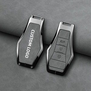 Housse de protection pour clé de voiture en alliage de zinc et cuir pour Dongfeng Forthing T5 T5L T5 <span class=keywords><strong>EVO</strong></span> Yacht Thunder, étui de protection pour clé intelligente - Product Image 3
