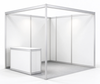Stand d'exposition en aluminium 13x13 pieds, stand modulaire recyclable pour les utilisateurs d'expositions européennes