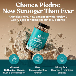 Cápsulas <span class=keywords><strong>Chanca</strong></span> <span class=keywords><strong>Piedra</strong></span> Stone Breaker 600mg, Suplemento Natural para el Soporte de Riñones y Vesícula Biliar, Fórmula Vegetariana para la Desintoxicación - Product Image 3
