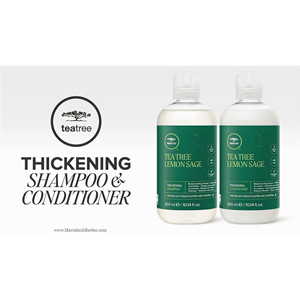 Juego combinado de champú y acondicionador espesante Tea Tree Lemon Sage - Product Image 3