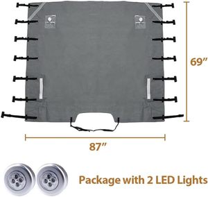 ผ้าคลุมรถบ้านแบบกันน้ำและรังสียูวีคุณภาพสูงสำหรับรถพ่วงคาราวานและมอเตอร์โฮม 210D ขายส่ง - Product Image 2