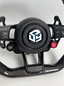 Volant perforé en cuir lisse noir avec surpiqûres pour Volkswagen Golf 8 - <span class=keywords><strong>Prix</strong></span> de gros - Product Image 2