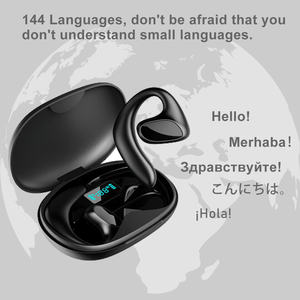 Auriculares de traductor de IA en tiempo Real 144 idiomas 3 en 1, auriculares inalámbricos de traducción de llamadas de música para viajes, aprendizaje de negocios - Product Image 6