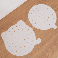 Tapis de cuisson perforé jetable en pâte de bois double face enduit, résistant aux hautes températures, de qualité alimentaire, Weifang Qianbai