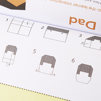 Papel de Origami para Niños al por Mayor, Papel de Colores con Patrones Impresos Personalizados, Libro de Origami 3D para Niños, Manualidades Divertidas