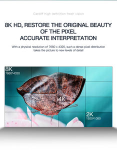 BAS prix 4K 46 49 55 65 pouces 3x3 affichage publicité <span class=keywords><strong>pas</strong></span> <span class=keywords><strong>cher</strong></span> épissage panneau mural LCD ultra étroit <span class=keywords><strong>lunette</strong></span> moniteur vidéo support mural - Product Image 4