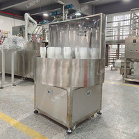 Machine de nettoyage de bouteilles en verre semi-automatique, petite machine à laver, lave-bouteilles en plastique et en verre
