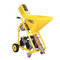 Machine de projection de mortier ignifuge en caoutchouc de sable diamanté, haute pression, sans air, peinture de pierre véritable, imperméabilisation, moteur 3700W 35L/min