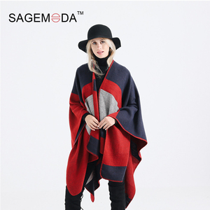 Chal y Pashmina para otoño e invierno, Popular, gruesa, a <span class=keywords><strong>la</strong></span> moda, cálido, 100% acrílico, sensación de bufanda - Product Image 1