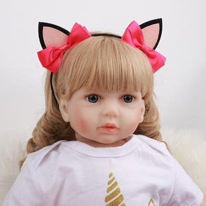Lifelike 60cm New Handmade <strong>Bebe</strong> <strong>Reborn</strong> Realistic Baby Vinyl Doll <strong>Reborn</strong> Silicone Dolls for Girls - Product Image 4
