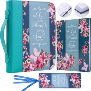 Sac de transport pour Bible personnalisé BSCI pour femmes, avec croix sculptée, pour filles - Product Image 3