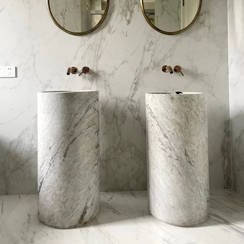 Modern Minimalist Nordic Bathroom Sink Natural