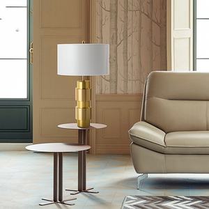 Nouveau Style sans fil LED lampes de Table Rechargeable métal Cage or Base télécommande bois ombre blanc noir pour chambre hôtel - Product Image 5