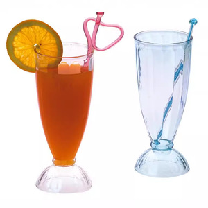 Gobelet à <span class=keywords><strong>milkshake</strong></span> <span class=keywords><strong>en</strong></span> polycarbonate de 400 ml, réutilisable, <span class=keywords><strong>pour</strong></span> thé au lait, glace, jus, <span class=keywords><strong>verre</strong></span> à boire <span class=keywords><strong>en</strong></span> <span class=keywords><strong>plastique</strong></span> - Product Image 4