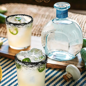 <span class=keywords><strong>Donjulio</strong></span> Moderner Mini-Tequila-Flaschenförmiger Wiederverwendbarer PETG-Becher mit Korkverschluss für Partys - Product Image 3
