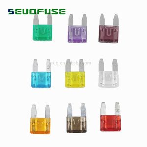 2 3 5 7.5 10 15 20 25 <span class=keywords><strong>30</strong></span> 40 AMP <span class=keywords><strong>APM</strong></span>/ATM 32V Mini fusibles Style lame 40A Protection contre les courts-circuits Mini fusible lame voiture - Product Image 3