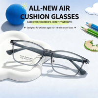 7126 Montures de lunettes en silicone TR résistantes aux chocs pour enfants de 10 à 18 ans