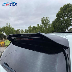 Negro brillante/fibra de carbono alerón trasero para <span class=keywords><strong>maletero</strong></span> alerón trasero para techo accesorios de coche para VW Volkswagen <span class=keywords><strong>Golf</strong></span> 7 GTI 2014-2020 - Product Image 6