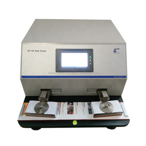 Impression encre solidité frotter machine d'essai de frottement D'encre testeur d'abrasion TAPPI T830 ASTM D5264 conforme - Product Image 1