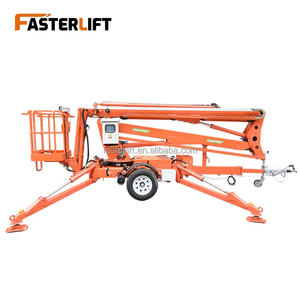 מעלית סל מפרקית טלסקופית נגררת מסוג ספיידרמן של סין, בגדלים 30, 40, 50 ו-60 רגל, עם סל גדול. - Product Image 6