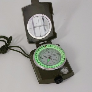 Outdoor Vintage Mirror Geological Precision Tactical Travel <strong>Plotting</strong> Survey Clinometer <strong>Compass</strong> - Product Image 3