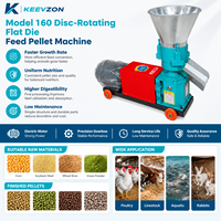Machine à granulés d'aliments pour bétail, moutons et chèvres, à conception compacte, fonctionnement simple, avec matrice plate rotative, entraînement électrique et construction métallique.