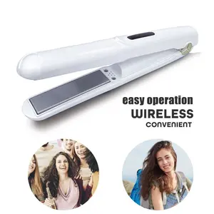 Professional 2024 New Arrivals Mini Professional Wireless Portable Flat Iron Hair Straightener 2600mah For Travel Use