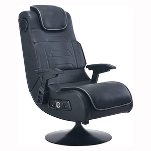 Venta caliente Respaldo Subwoofer Reposabrazos acolchado Reposacabezas Altavoces montados Pc Oficina Computadora Gaming Silla con Pedestal redondo - Product Image 4