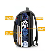 Nueva Mochila para Portátil Unisex, Ultraligera, con Bloqueo RFID, Anti-Robo, Impermeable, Informal, de Hombro, Reciclada, con Puerto USB, Grande