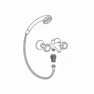 Accessori rubinetto bagno Bossini R00011 raccordo risparmio acqua - Product Image 1