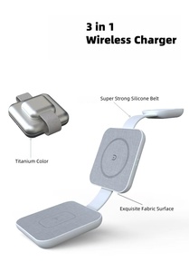 Oem Tùy Chỉnh 3-Trong-1 Siêu Mỏng Từ Sạc Không Dây Có Thể Gập Lại OTP OVP Đối Với <span class=keywords><strong>Samsung</strong></span> Cho Galaxy Đồng Hồ Earbuds Iphone16 Iphone15 - Product Image 6