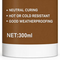Scellant silicone neutre monocomposant FEIDU'S HOME FD-222 300ml, résistant à la chaleur et au froid, imperméable, pour toiture, salle de bain, travaux du bois
