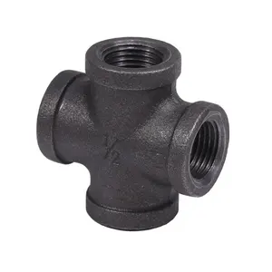 FM UL Fire Fighting Pipes Fire Protection System Fire Sprinkler System Black Cast Iron Pipe Fittings Cross