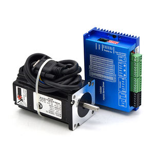 محرك خطوي مغلق الحلقة WaveTopSign Nema24 60HSE3N-D25 بجهد 24-50 فولت تيار مستمر و5 أمبير و3 نيوتن متر لآلات القطع والنقش بالليزر CO2 - Product Image 1