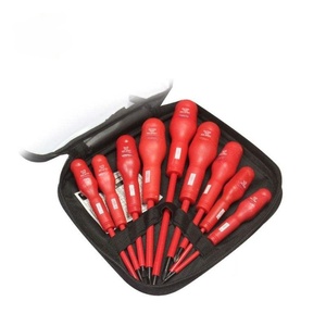 Jeu de <span class=keywords><strong>tournevis</strong></span> multifonctionnel pour <span class=keywords><strong>électricien</strong></span> avec 9 outils isolés Lames et pinces en acier inoxydable - Product Image 5