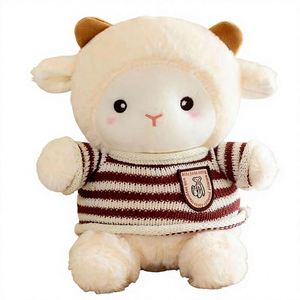 Peluche Agneau pour Enfants, Coussin de Lit, Animal en Peluche, Cadeau pour Filles, Boîte Cadeau 25cm - Product Image 2
