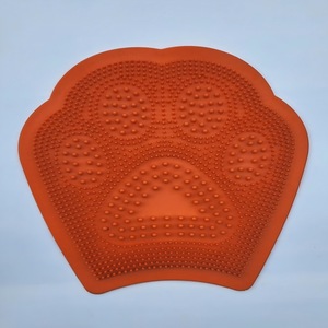 Guantes para eliminar el pelo de mascotas TPR, forma de aguja gris oscuro, accesorio de aseo para perros grandes - Product Image 2