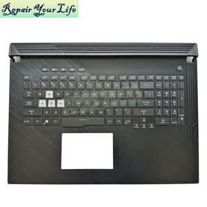 Teclado retroiluminado RGB de 8 pines para portátil <span class=keywords><strong>ASUS</strong></span> ROG Strix G731 G712 <span class=keywords><strong>G731GU</strong></span> GL731GU G712L 90NR01T3-R33US0 teclado reposamanos negro - Product Image 1