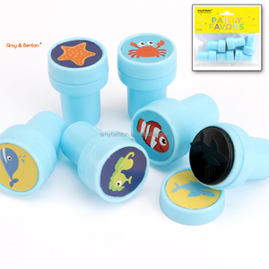 Self-ink Stamp Classroom Prizes OEM Welcomed Stampers for Kids Goodie Bag Pinata Fillers