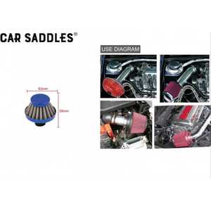 Filtro de aire para coche, 63 mm x 59 mm, azul, para uso en el motor del coche - Product Image 3