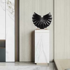 Medaglia in Legno Incisa Personalizzata Ispirata alla Scultura Astratta Moderna, Decorazione per Ingresso, Hall di Hotel, Showroom, Ufficio Immobiliare <span class=keywords><strong>RUYA</strong></span> - Product Image 6