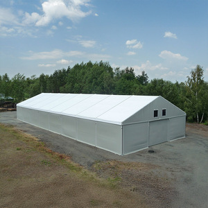 Tente d'entrepôt en alliage d'aluminium Schutz avec toit en PVC en forme de A pour stockage industriel, usine mobile et logistique temporaire - Product Image 2