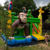 Château gonflable pour enfants Crocodile avec toboggan