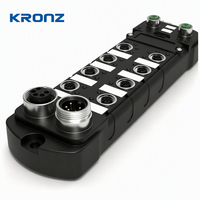 Module I/O à distance KRONZ robuste IP67 PROFINET 2DI 12DO 1AI 4-20mA M12 étanche à la poussière pour environnements industriels difficiles