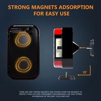 Kit de luces traseras de remolque inalámbricas Led magnéticas, indicador de giro de freno recargable, luces de matrícula, estacionamiento para remolque de caravanas