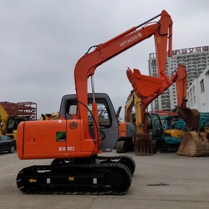 Miniexcavadora Usada Hitachi EX60 Modelo Japonés EX60-1 EX60-2 EX60-5 con Componentes Principales: Motor, Bomba y Rodamientos - Product Image 1