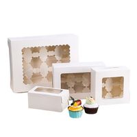 Vente en gros Boîte à gâteau transparente avec fenêtre pour pâtisserie sushi emballage pour la maison pique-nique camping